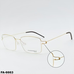 FARENHEIT (FARENHEIT) FRAME SUPRB METAL UL - 6663(FRAME COLOR CODE: C1 LITE GOLD,FRAME BOX SIZE (MM): 54.0)